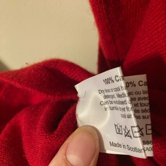 Eskandar red cashmere sweater - Picture 5 of 6